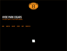 Tablet Screenshot of hydeparkcigars.com